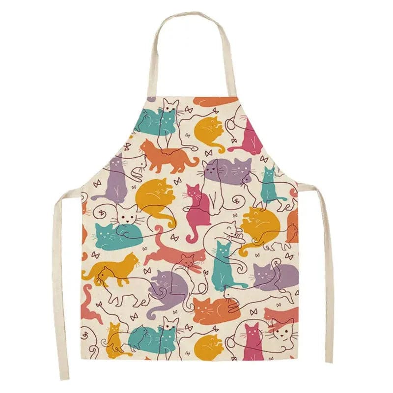 Fartuch kuchenny z nadrukiem kotów Rodzina / Dorosły 55x68cm Cuisine Pratique Polska