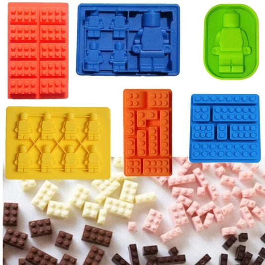Foremki do ciastek w kształcie klocków Lego (zestaw 6 sztuk) Tytuł domyślny Cuisine Pratique Polska