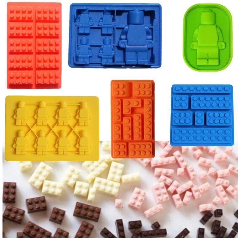 Foremki do ciastek w kształcie klocków Lego (zestaw 6 sztuk) Tytuł domyślny Cuisine Pratique Polska