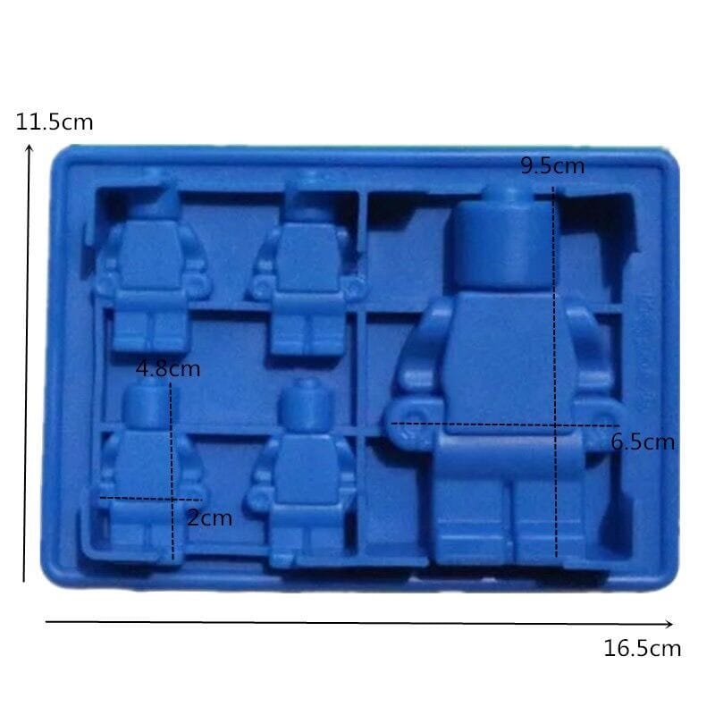 Foremki do ciastek w kształcie klocków Lego (zestaw 6 sztuk) Tytuł domyślny Cuisine Pratique Polska