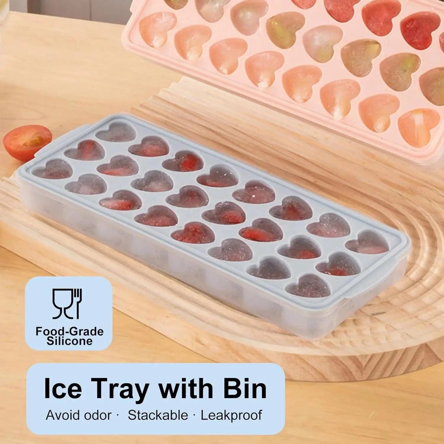 Forma do kostek lodu w kształcie serca Cuisine Pratique Polska