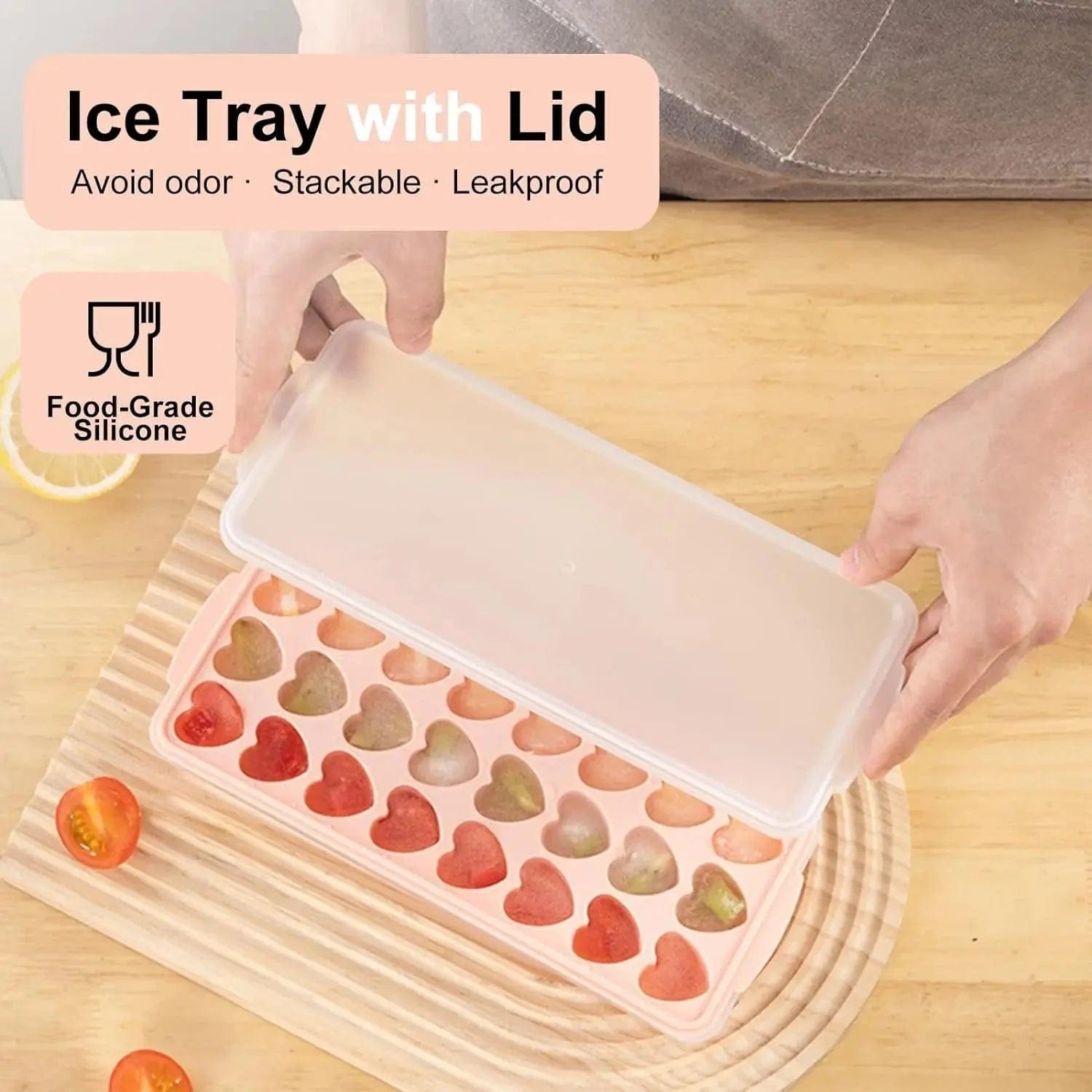 Forma do kostek lodu w kształcie serca Cuisine Pratique Polska