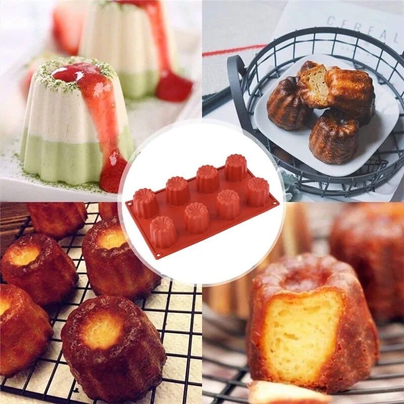 Forma silikonowa Bordeaux Canelés Tytuł domyślny Cuisine Pratique Polska