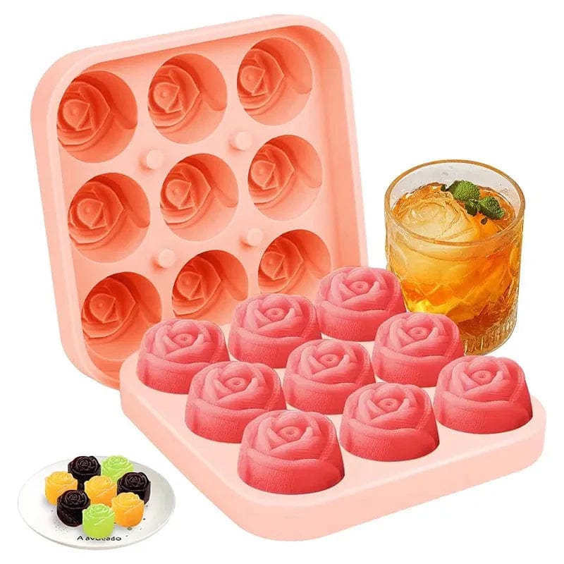 Formy do kostek lodu w kształcie kwiatów 9 przegródek Tytuł domyślny Cuisine Pratique Polska