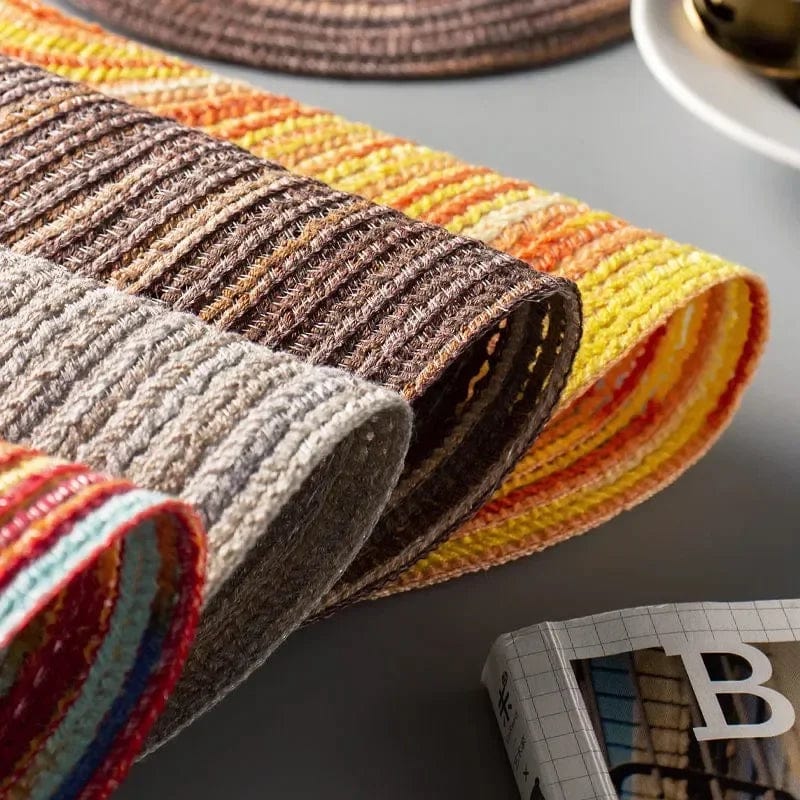 Indywidualna okrągła mata winylowa do dekoracji stołu, zestaw 1 szt. Cuisine Pratique Polska