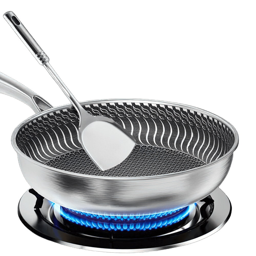 Innowacyjna patelnia z powłoką o strukturze plastra miodu zapewniająca doskonałe gotowanie Cuisine Pratique Polska