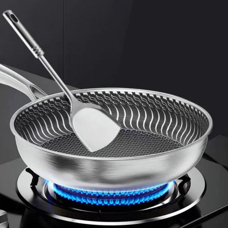 Innowacyjna patelnia z powłoką o strukturze plastra miodu zapewniająca doskonałe gotowanie Mały (26 cm) Cuisine Pratique Polska