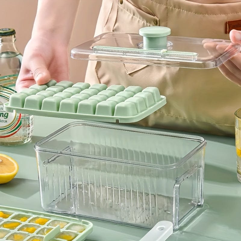 Inteligentna tacka na kostki lodu z łyżką i pudełkiem do przechowywania Cuisine Pratique Polska