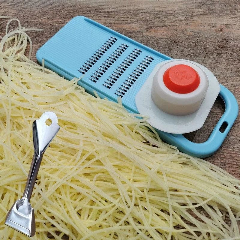 Japońska mandolina 5 w 1 Niebieski Cuisine Pratique Polska