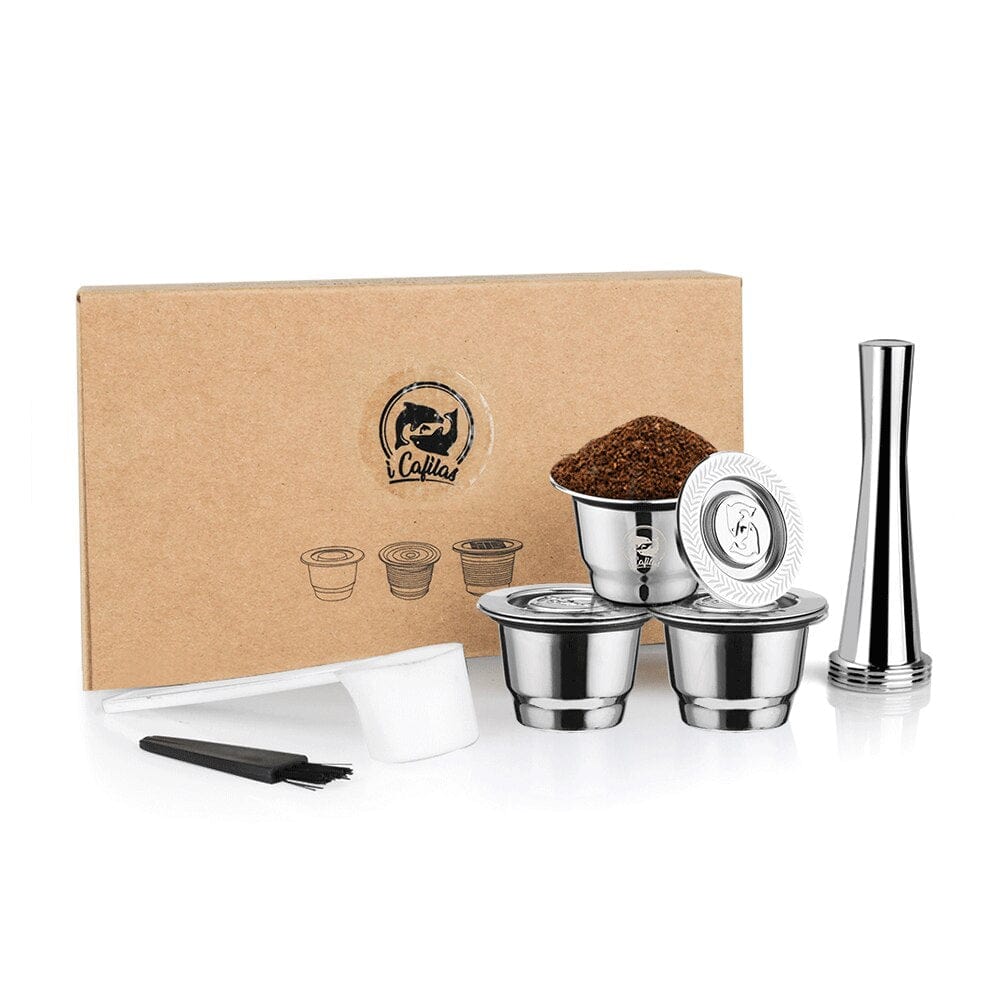 Kapsułki Nespresso wielokrotnego użytku 3 kapsułki + 1 filiżanka Cuisine Pratique Polska
