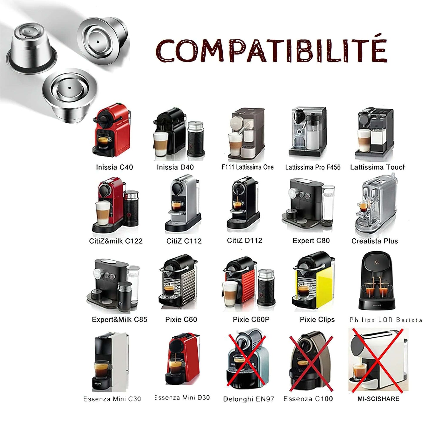 Kapsułki Nespresso wielokrotnego użytku Cuisine Pratique Polska