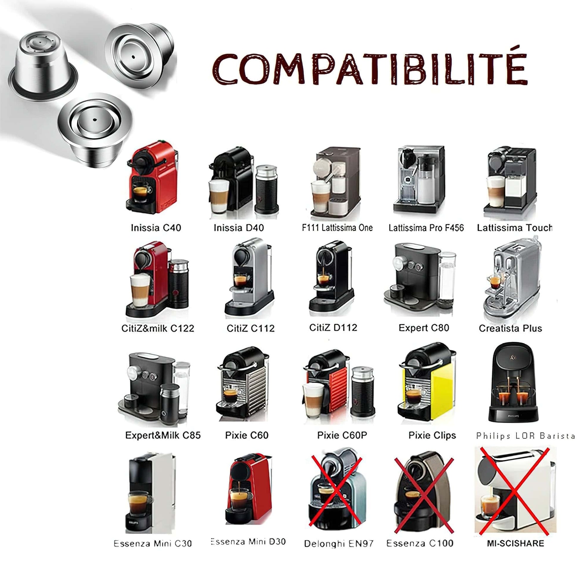 Kapsułki Nespresso wielokrotnego użytku Cuisine Pratique Polska