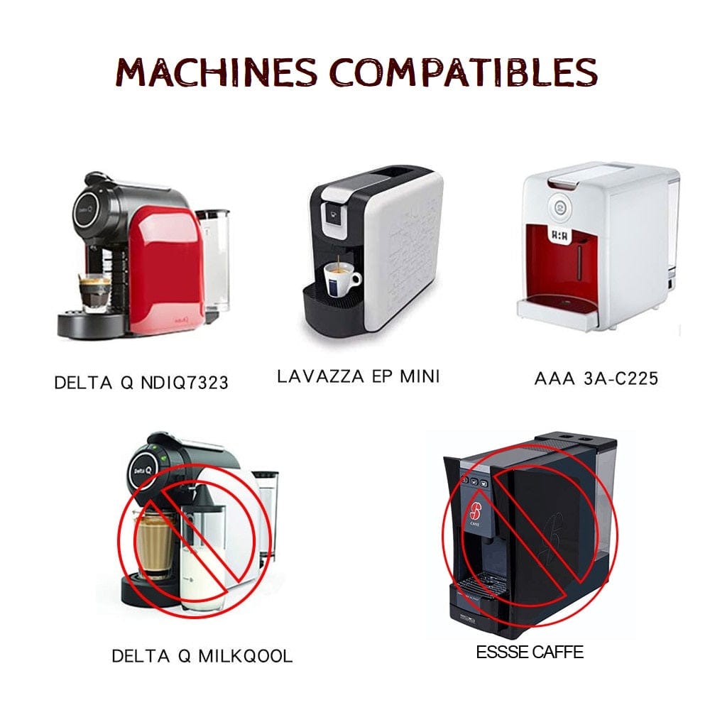 Kapsułki wielokrotnego użytku do Delta Q NDIQ7323, Lavazza EP Mini i AAA 3A-C225 Cuisine Pratique Polska