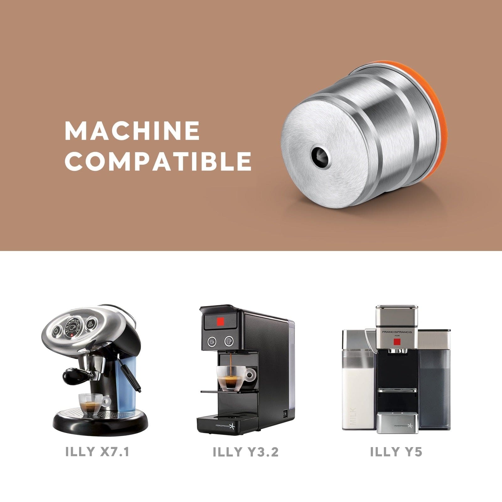 Kapsułki wielokrotnego użytku do Illy X7.1, Y3.2 i Y5 Cuisine Pratique Polska