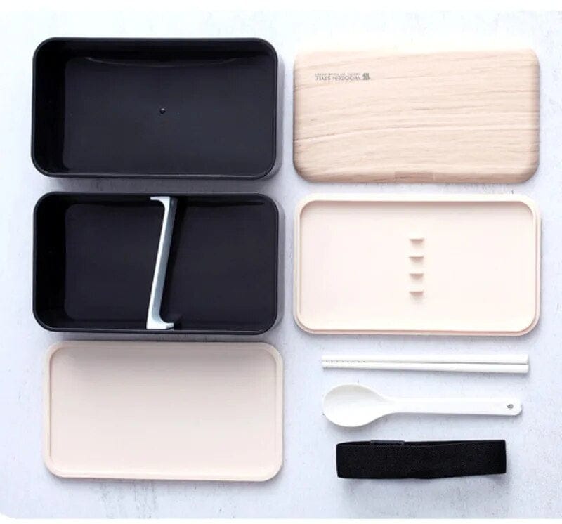 Klasyczne Bento z 2 przegrodami Cuisine Pratique Polska