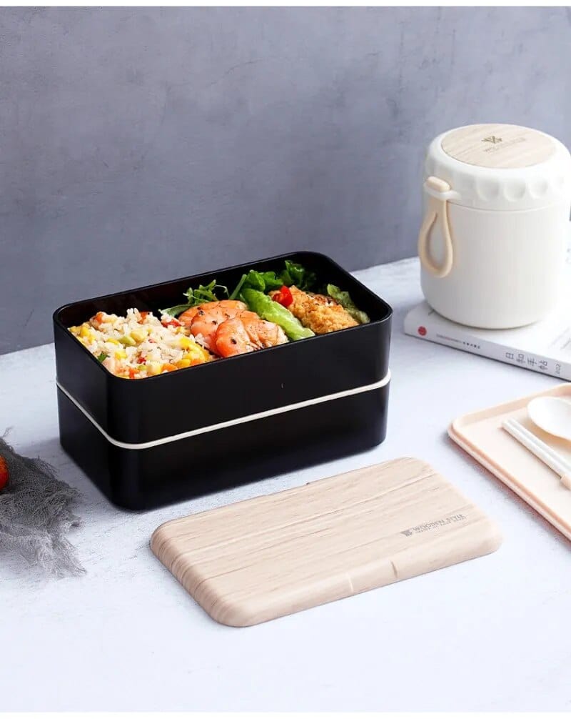 Klasyczne Bento z 2 przegrodami Cuisine Pratique Polska
