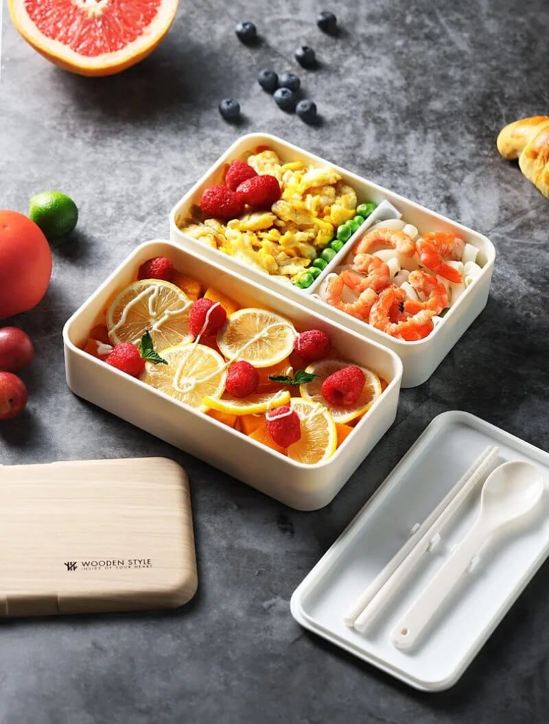 Klasyczne Bento z 2 przegrodami Cuisine Pratique Polska