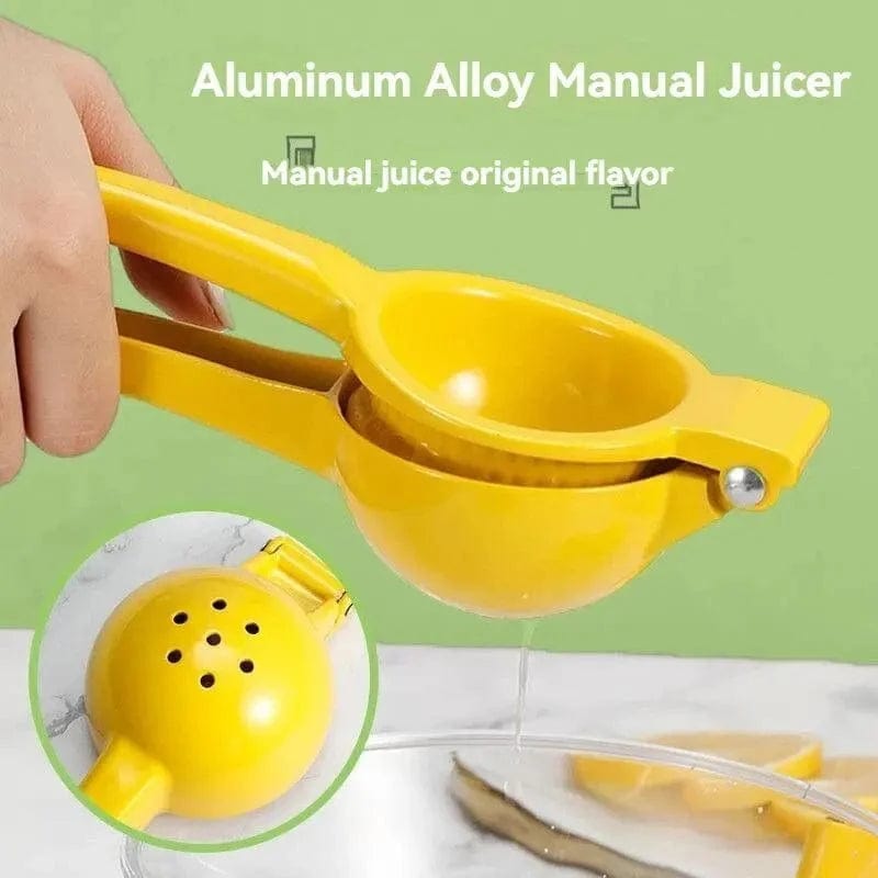 Kolorowa ręczna wyciskarka do cytryn - Kompaktowa sokowirówka żółty Cuisine Pratique Polska