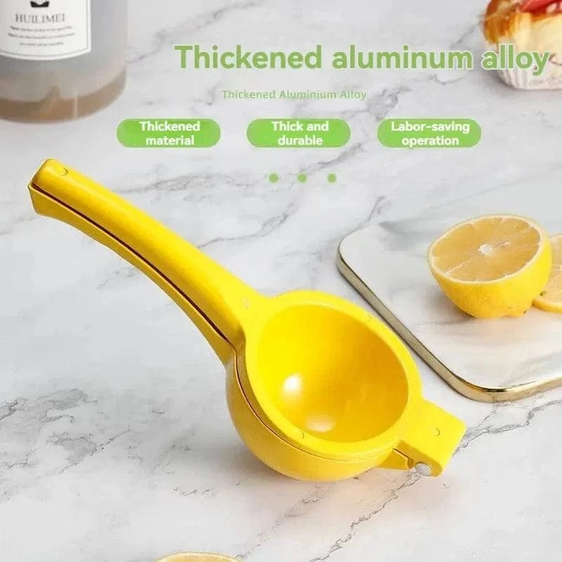 Kolorowa ręczna wyciskarka do cytryn - Kompaktowa sokowirówka żółty Cuisine Pratique Polska