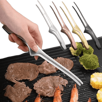 Koreańskie szczypce do grilla ze stali nierdzewnej - praktyczne i trwałe Cuisine Pratique Polska