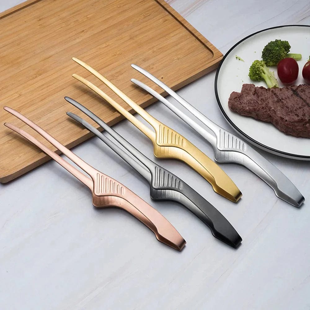 Koreańskie szczypce do grilla ze stali nierdzewnej - praktyczne i trwałe Cuisine Pratique Polska