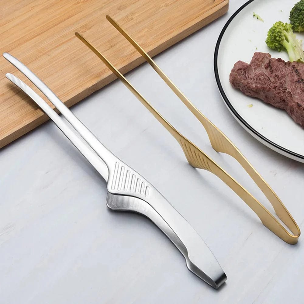 Koreańskie szczypce do grilla ze stali nierdzewnej - praktyczne i trwałe Cuisine Pratique Polska