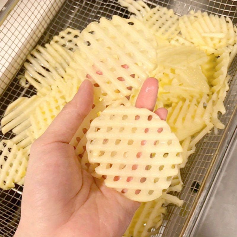 Krajalnica do ziemniaków żółto-czerwona - stal nierdzewna Żółty i czerwony / 1szt. Cuisine Pratique Polska