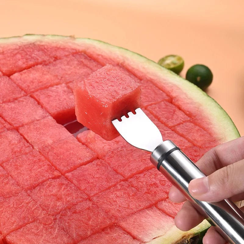 Kwadratowa krajalnica do arbuza z widelcem Tytuł domyślny Cuisine Pratique Polska