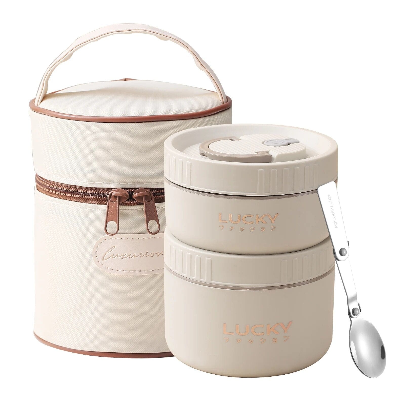 Lucky Japanese Bentos z torbą do przenoszenia 2 Cuisine Pratique Polska