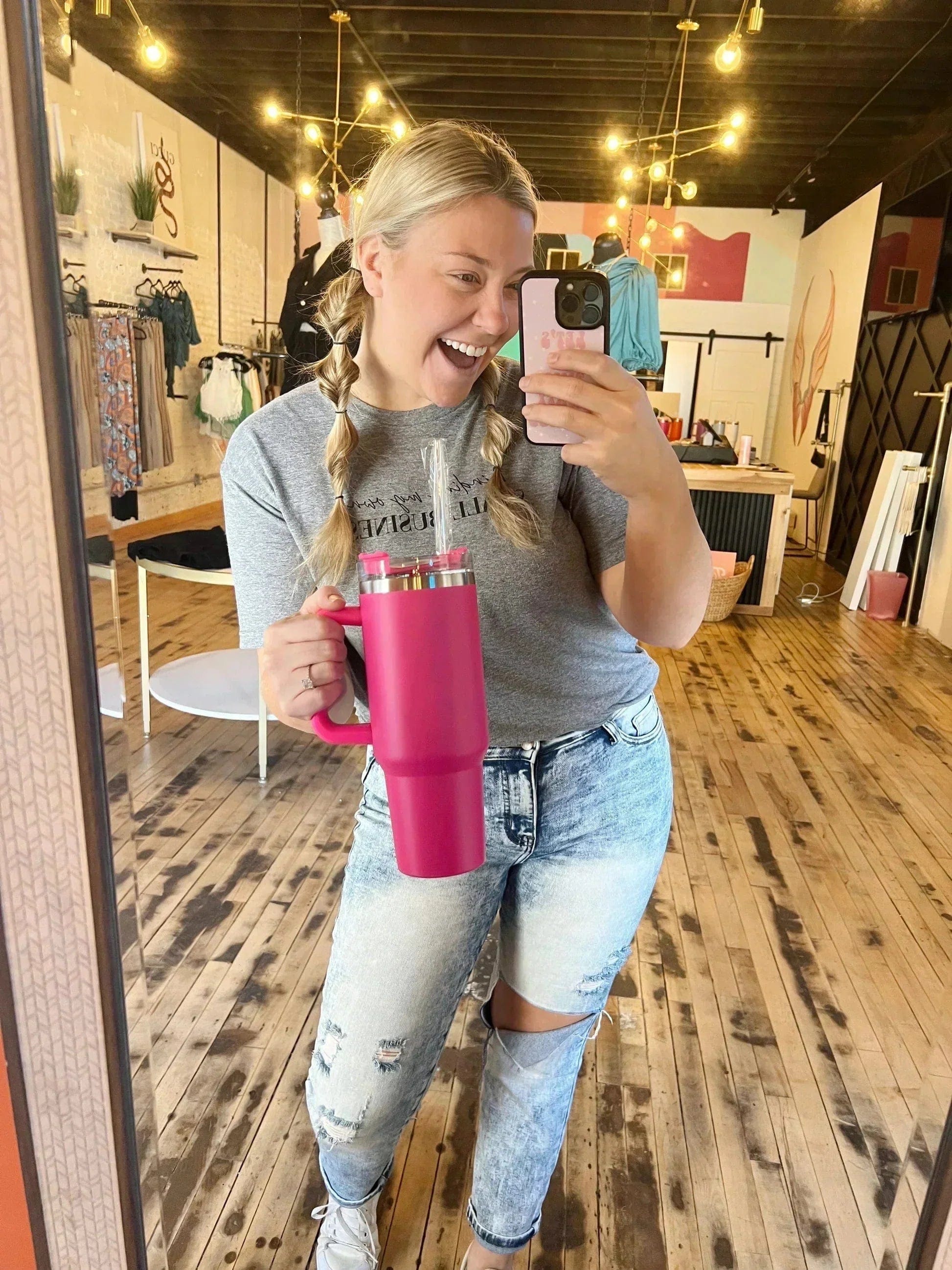 Mega Intelligent Insulated Bottle - antracytowa szarość Szary antracyt Cuisine Pratique Polska