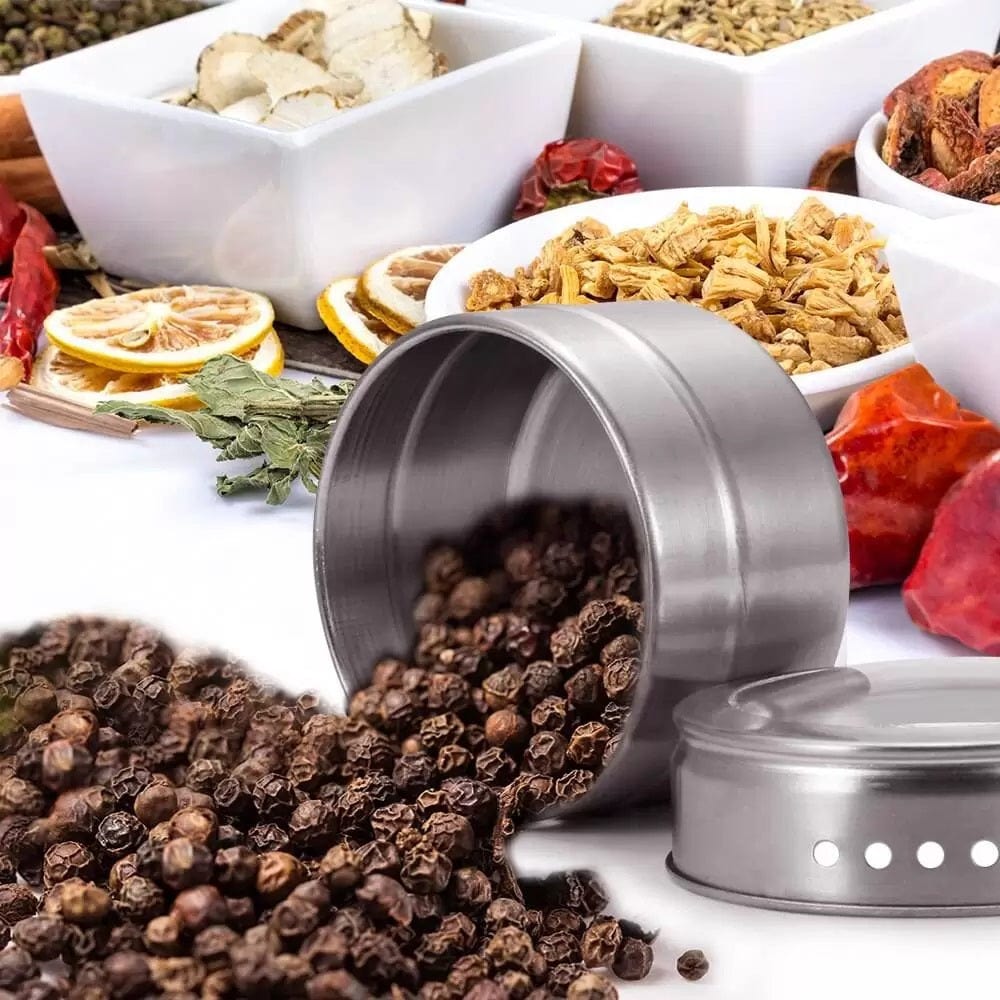Metalowe słoiki do przechowywania przypraw Cuisine Pratique Polska