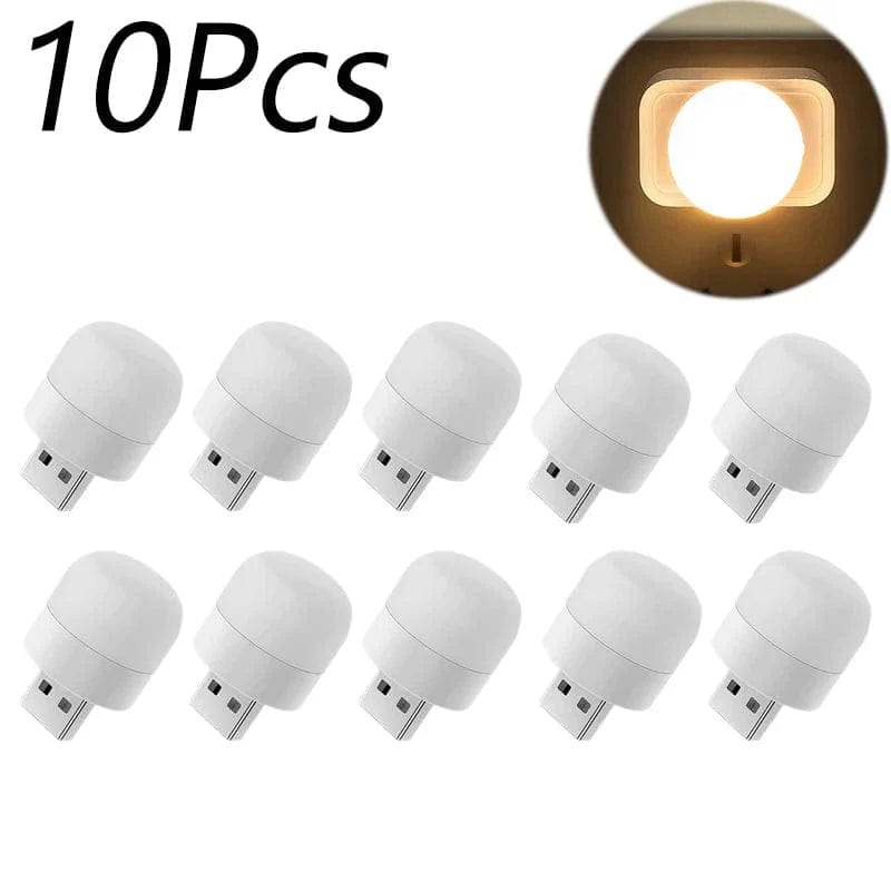 Mini lampka USB do czytania Ciepła biel Akumulator 1-10 szt. 10szt Ciepły Cuisine Pratique Polska
