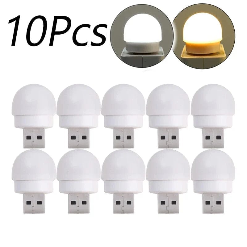 Mini lampka USB do czytania Ciepła biel Akumulator 1-10 szt. 10szt Mixed B Cuisine Pratique Polska