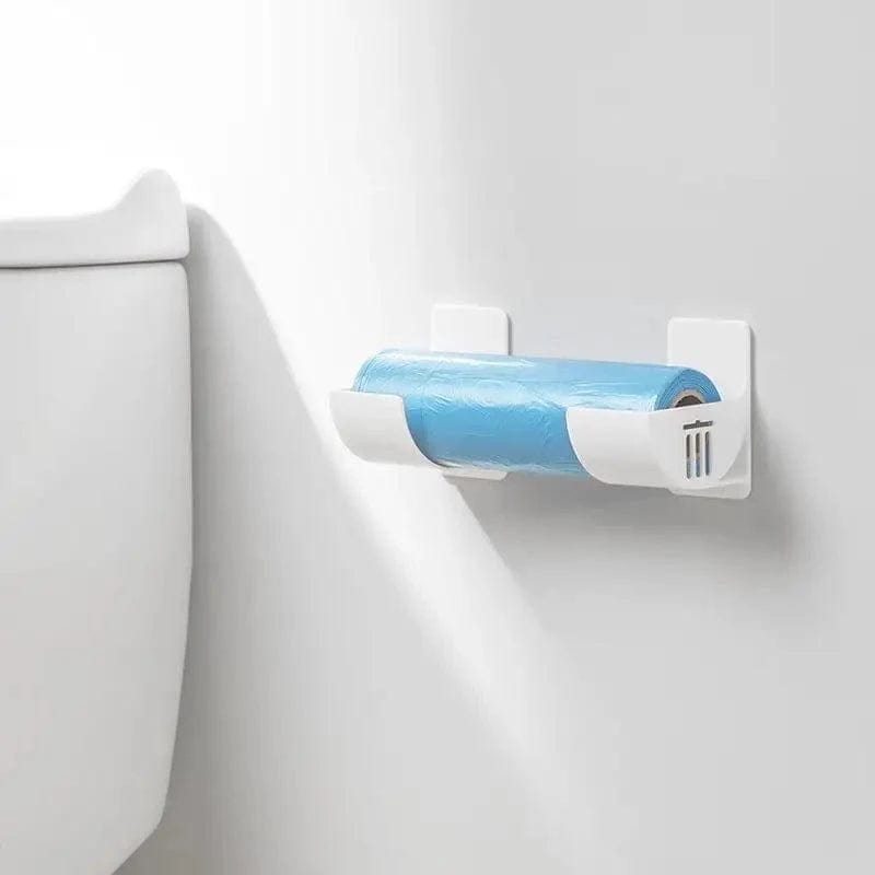 Montowany na ścianie dozownik plastikowych worków na śmieci Kitchen Bath - Zestaw 4/2 - Chłodne przechowywanie worków na śmieci Cuisine Pratique Polska