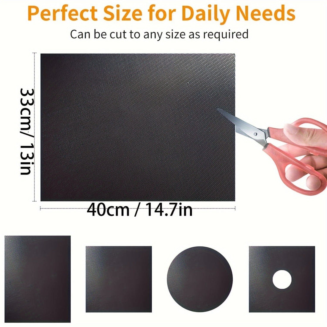 Nieprzywierająca mata do piekarnika XL, zestaw 2 - Uniwersalne nieprzywierające akcesorium kuchenne - PVC - PM50281 2szt. Cuisine Pratique Polska