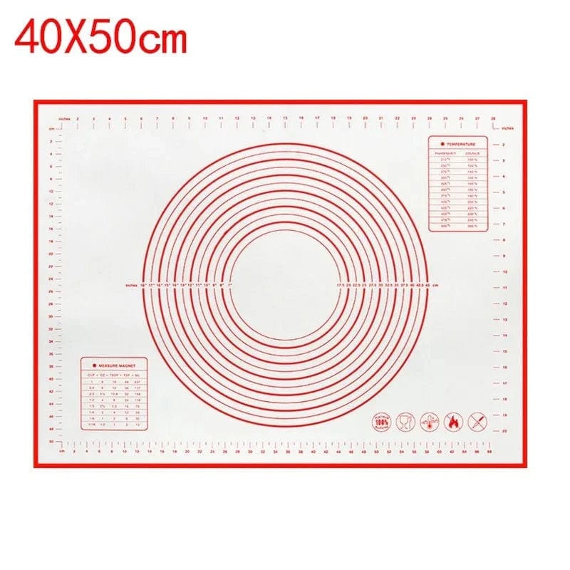 Nieprzywierająca silikonowa mata do wyrabiania ciasta 50 x 40 cm Cuisine Pratique Polska