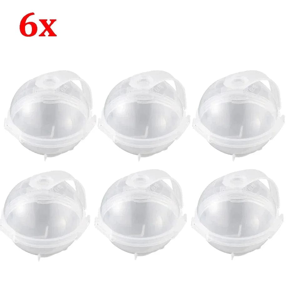 Okrągła foremka na kostki lodu do wszystkich napojów 6 Przezroczyste formy Cuisine Pratique Polska