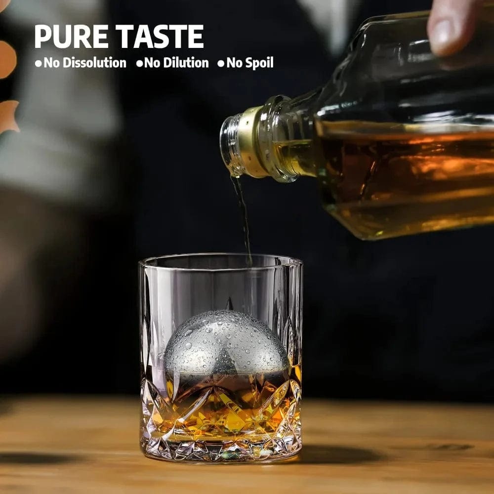 Okrągłe kostki lodu ze stali nierdzewnej wielokrotnego użytku Tytuł domyślny Cuisine Pratique Polska