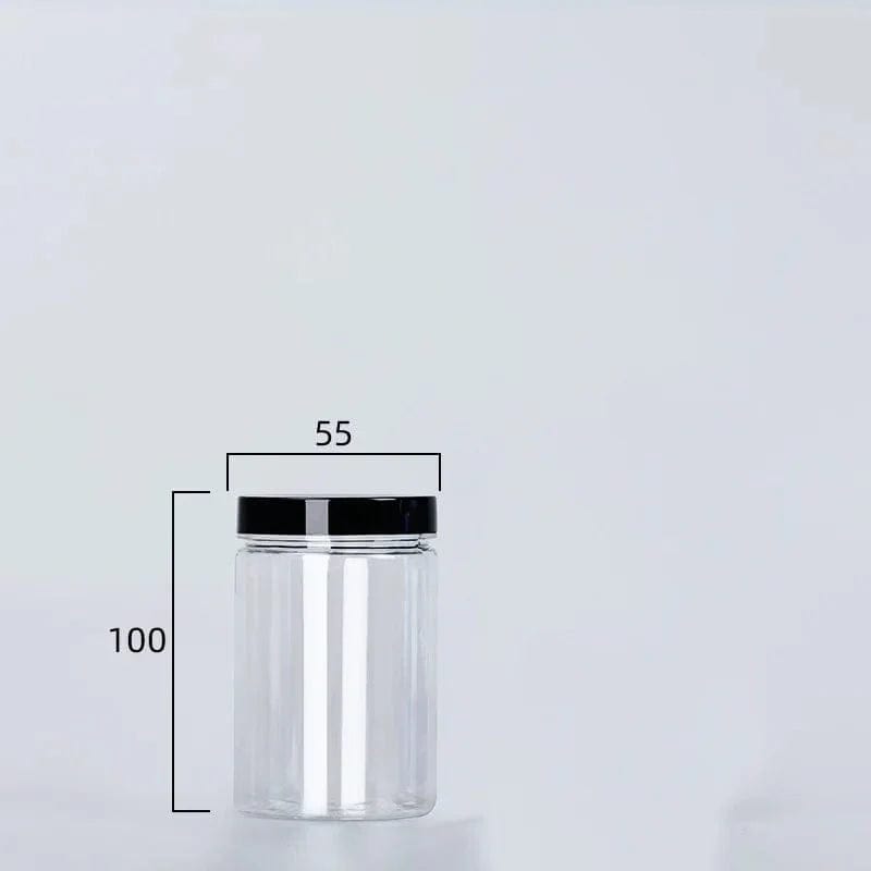 Okrągłe pudełko do przechowywania żywności z czarną pokrywką 200 ml Cuisine Pratique Polska