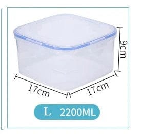 Plastikowe pudełko na lunch dla dzieci, 6 rozmiarów - ekologiczne, do mikrofalówki, hermetyczne 2200 ml Cuisine Pratique Polska