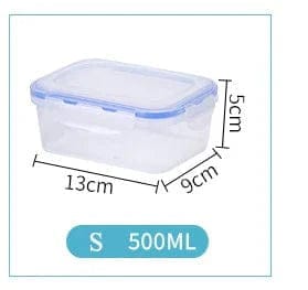 Plastikowe pudełko na lunch dla dzieci, 6 rozmiarów - ekologiczne, do mikrofalówki, hermetyczne 500ml Cuisine Pratique Polska