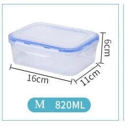Plastikowe pudełko na lunch dla dzieci, 6 rozmiarów - ekologiczne, do mikrofalówki, hermetyczne 820 ml Cuisine Pratique Polska