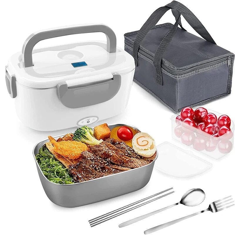 Podgrzewana miska na lunch Biało-szary Cuisine Pratique Polska