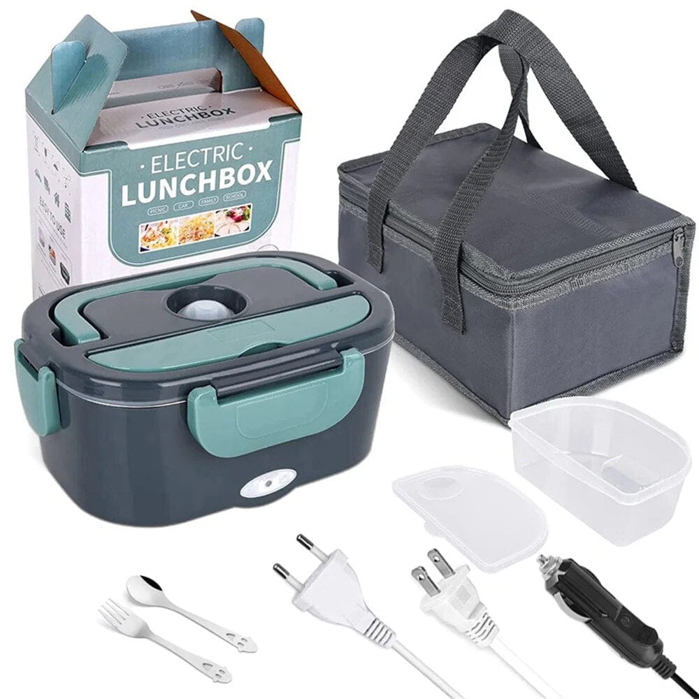 Podgrzewana miska na lunch Niebiesko-zielony Cuisine Pratique Polska