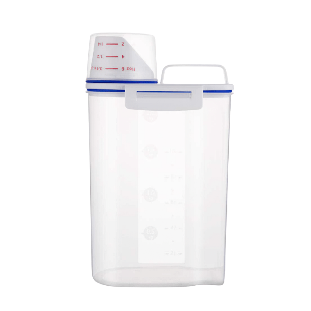 Pojemnik do przechowywania żywności z dziobkiem do nalewania i miarką z podziałką Średni (2,5 l) Cuisine Pratique Polska