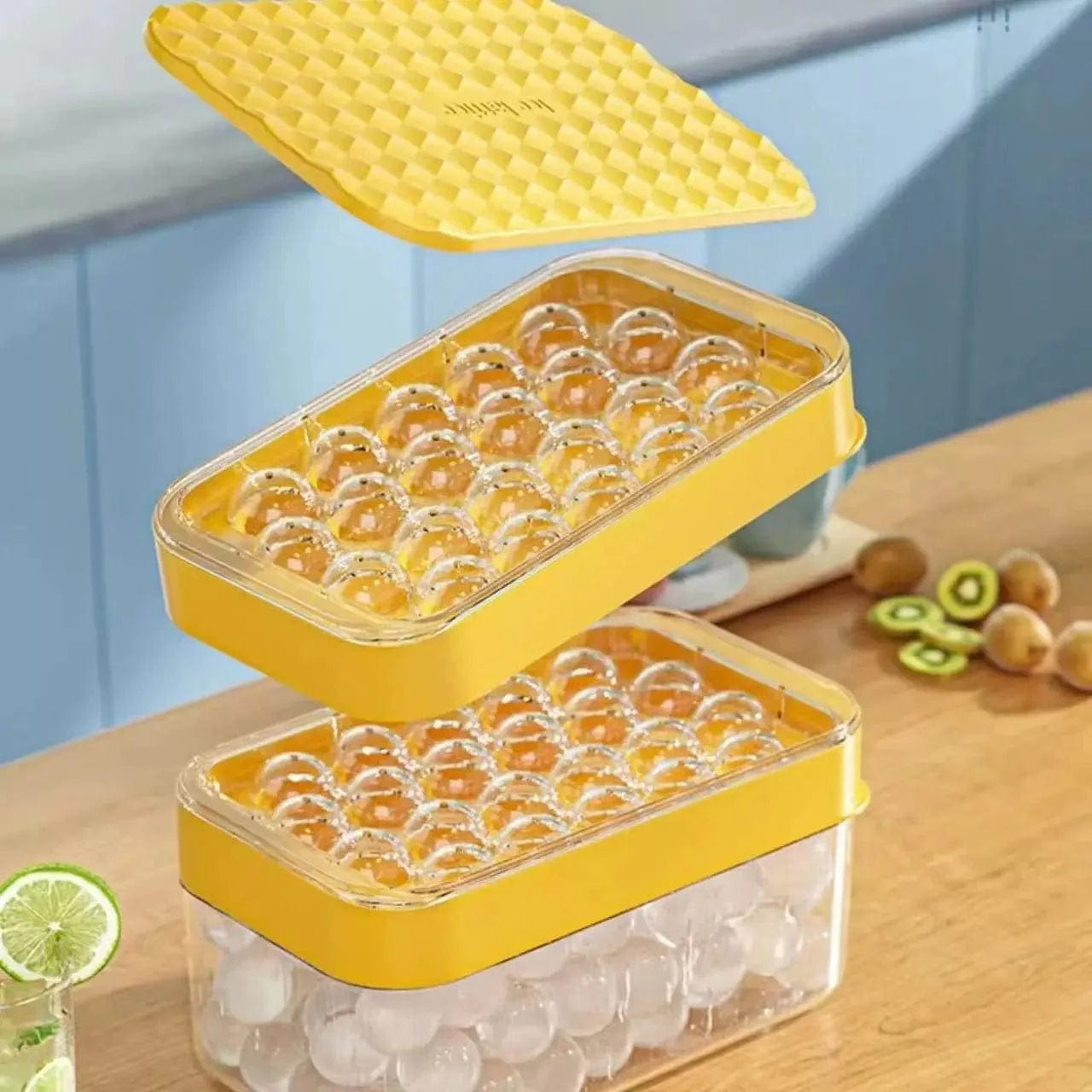 Praktyczna i innowacyjna tacka na kostki lodu 22 okrągłe kostki lodu Cuisine Pratique Polska