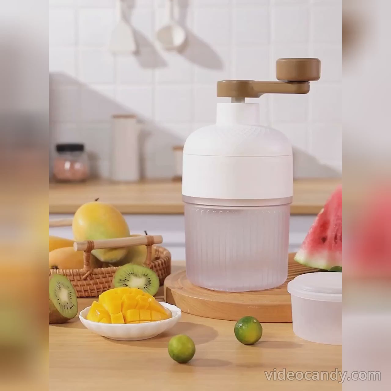 Praktyczna ręczna maszyna do lodu kruszonego