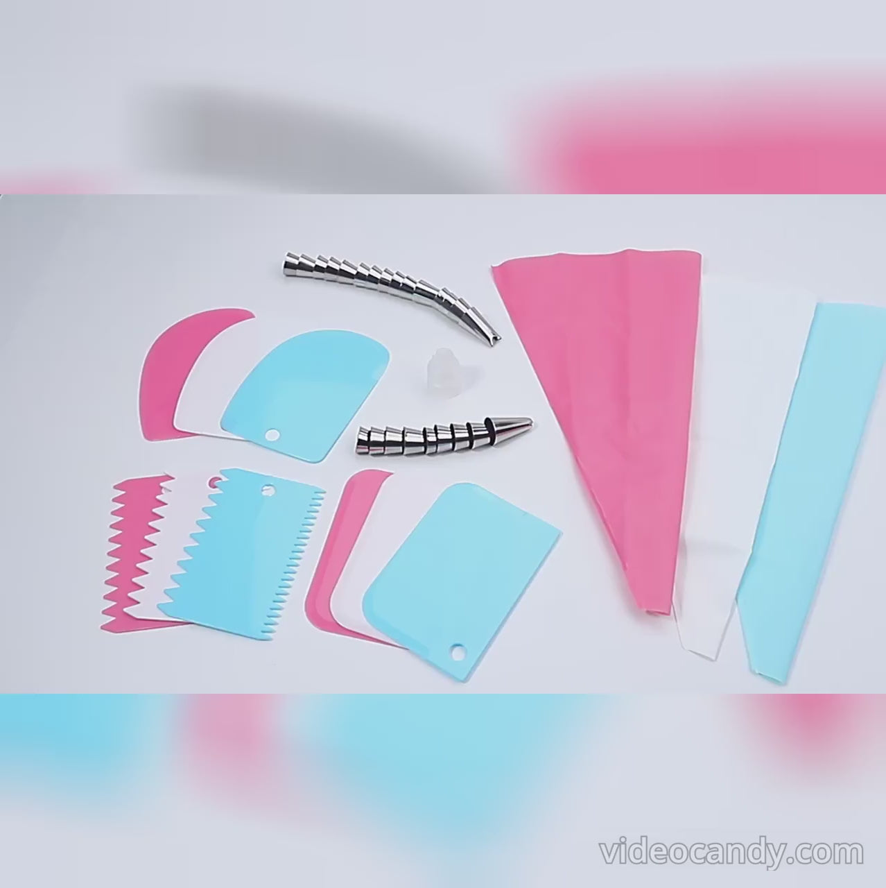 Zestaw silikonowych dysz i rękawów Cake Design
