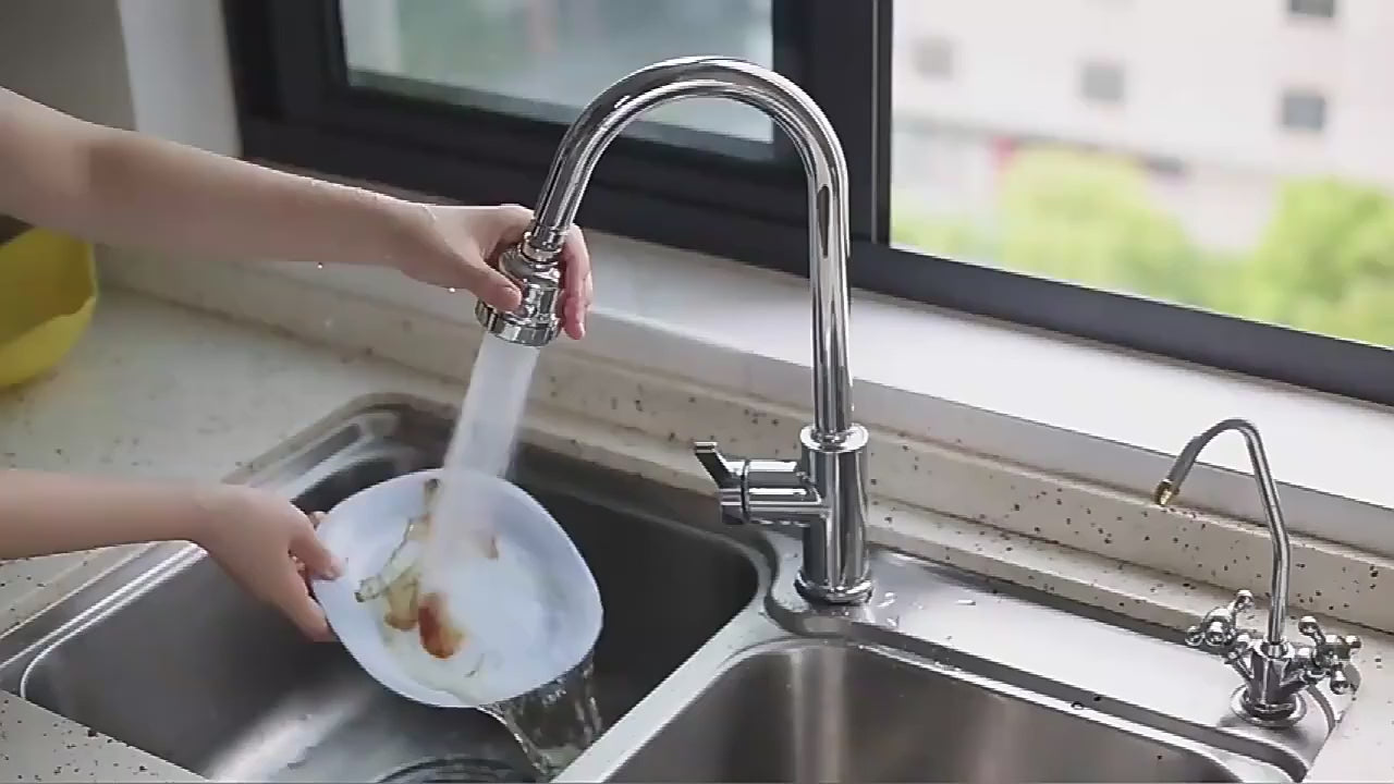 Perlator do baterii kuchennych 360 stopni - Oszczędność wody - Filtr dyfuzyjny