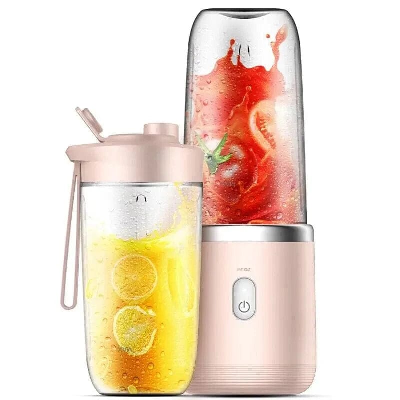 Przenośna elektryczna sokowirówka wielofunkcyjna 300 ml - niebieska/różowa Cuisine Pratique Polska